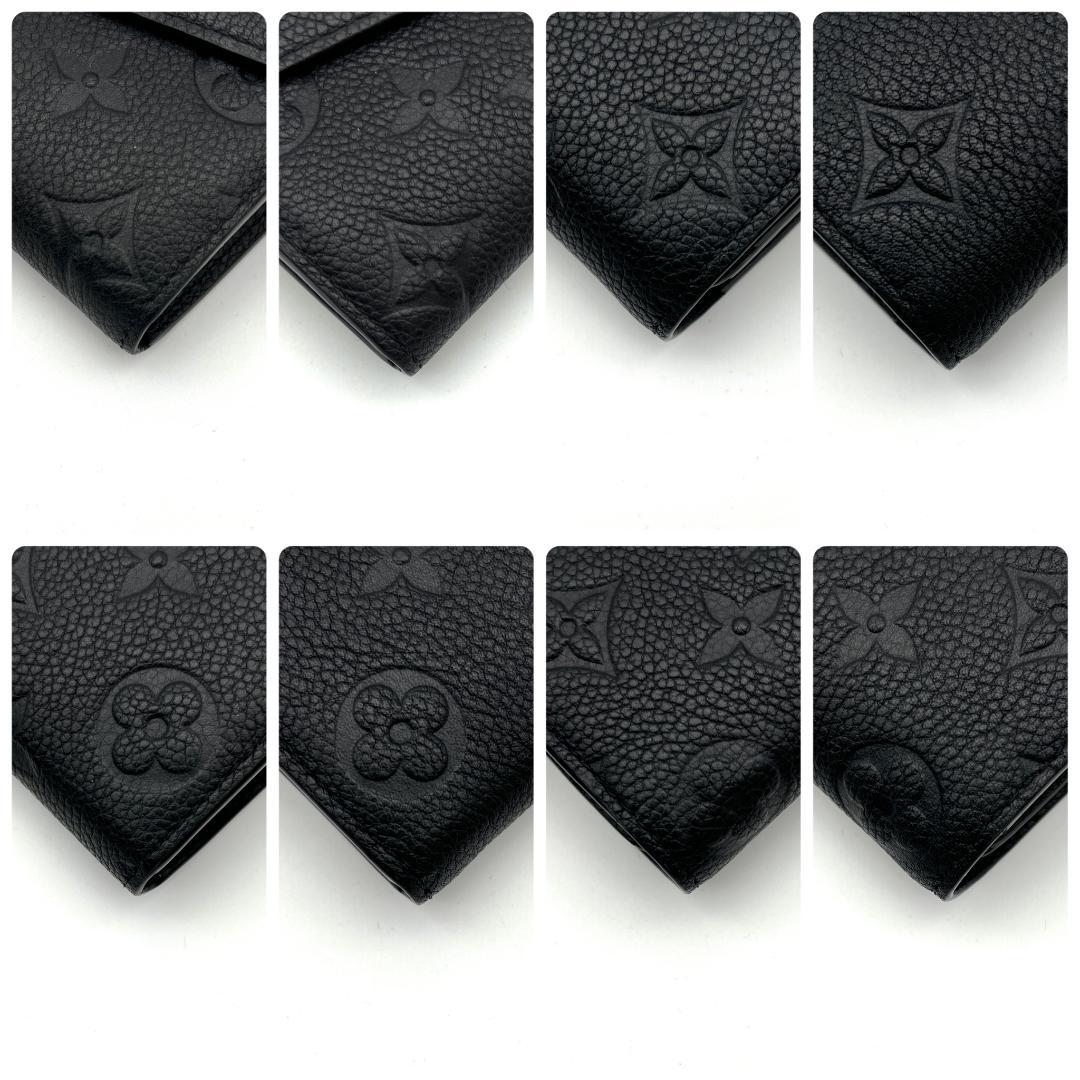 はっちゃん様　ルイヴィトン アンプラント ポルトフォイユ サラ 黒 A774