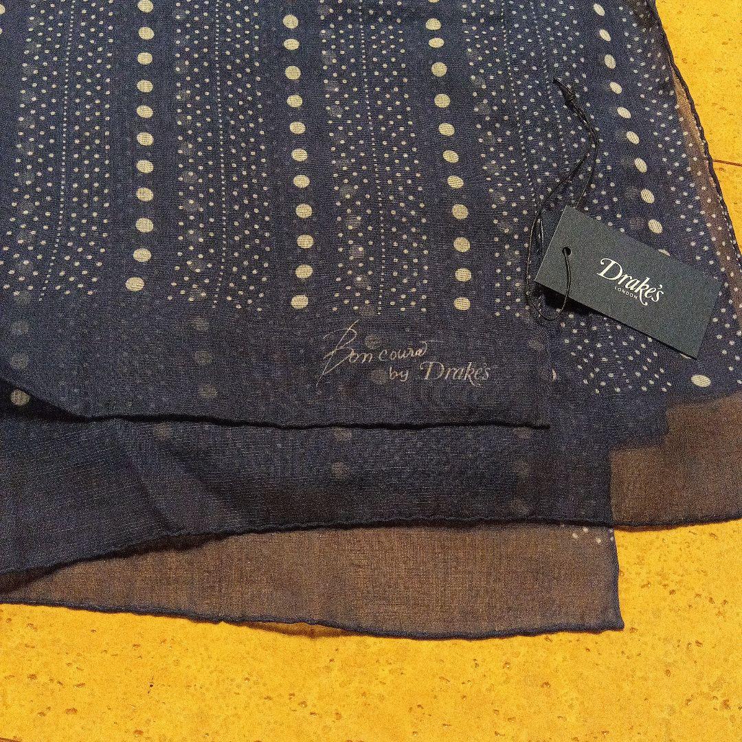 ボンクラ☓ドレイクス　ストール　ネイビー