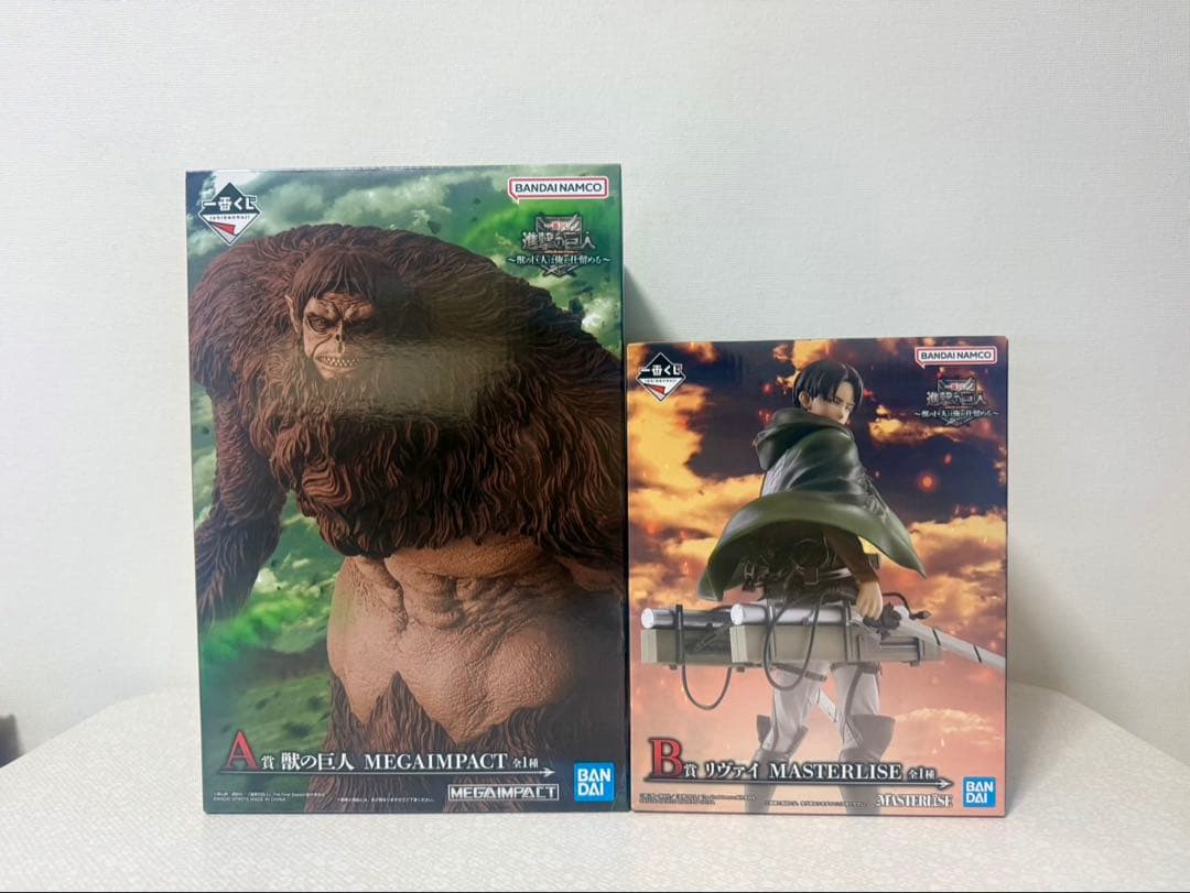 一番くじ 進撃の巨人 〜獣の巨人は俺が仕留める〜 A賞 B賞