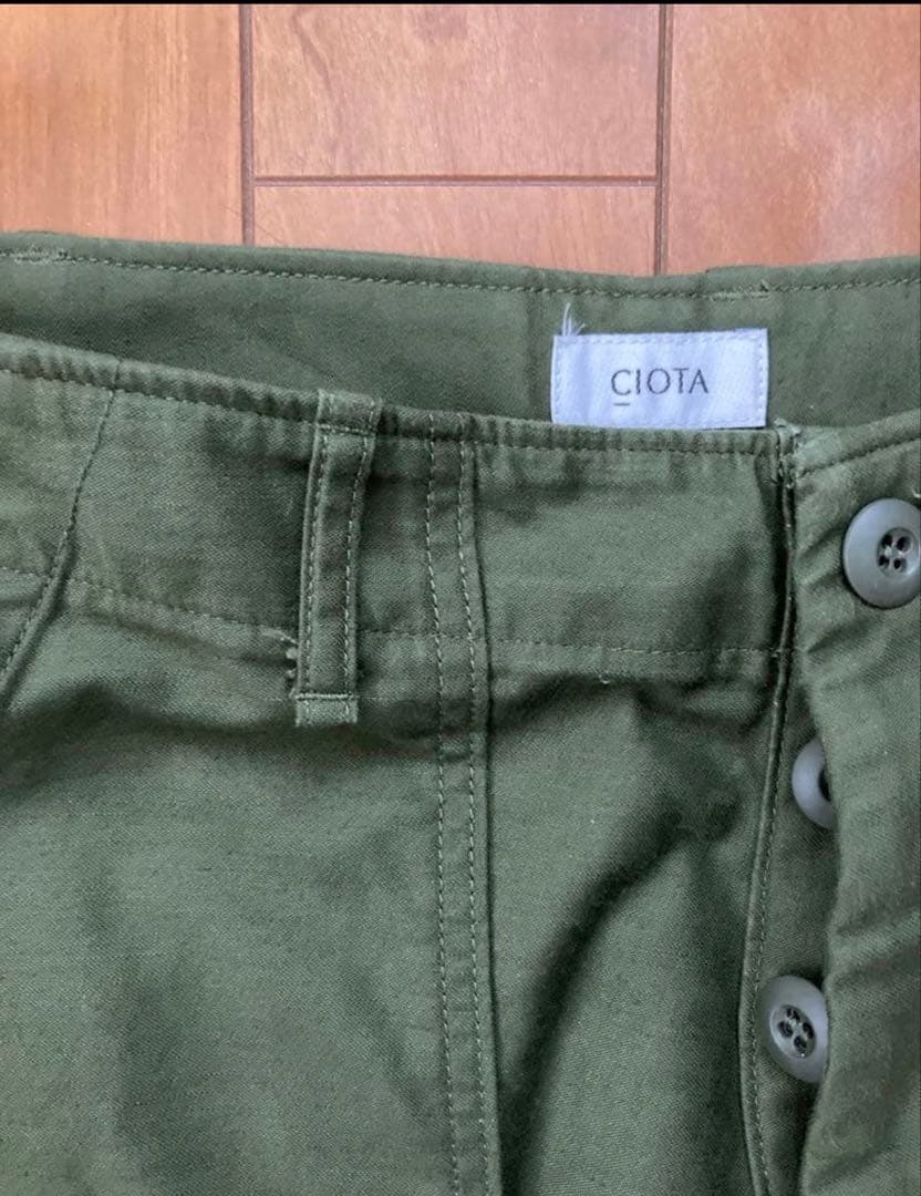 CIOTA シオタ Baker Pants カーキ サイズ4