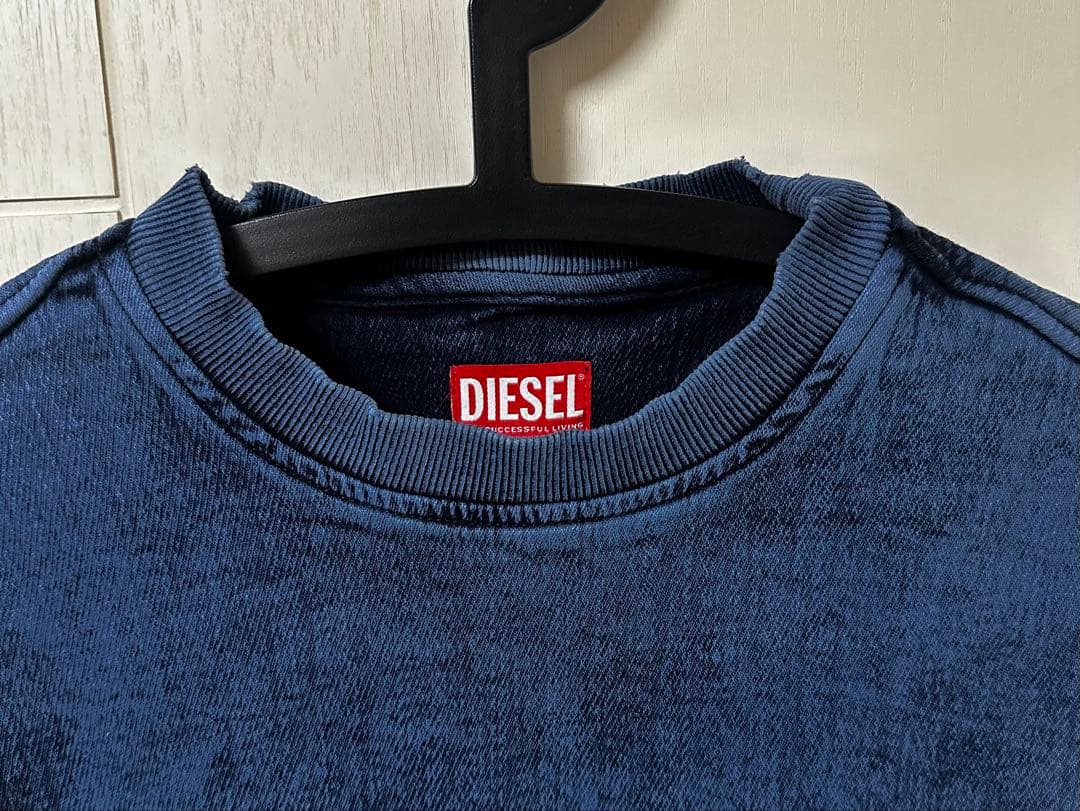 DIESEL トラックデニム ブルースウェット Lサイズ