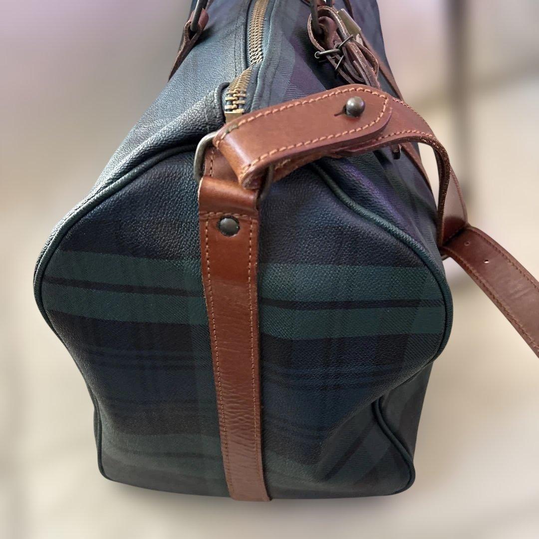 美品✨ラルフローレン ブラックウォッチ　2way ボストンバッグ　付属品