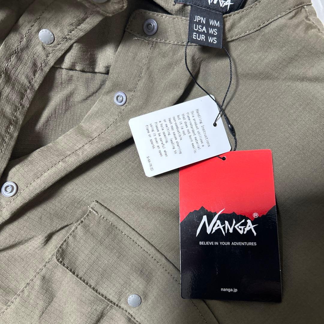 ナンガ　タキビリップストップキャンプシャツドレス　新品　M