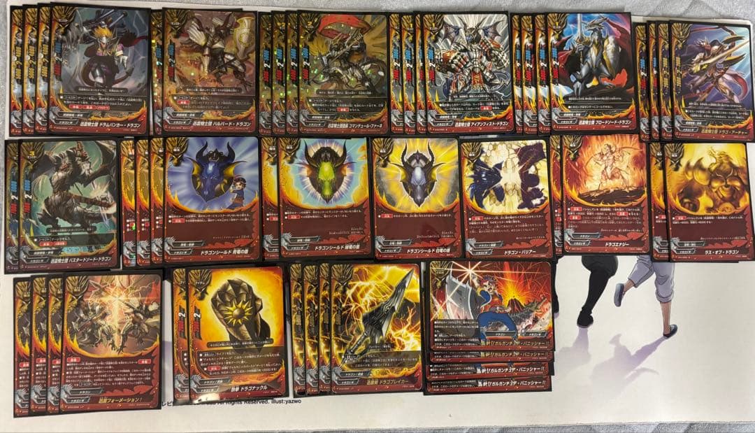 バディファイト 原作再現　迅雷騎士団デッキ　ドラム