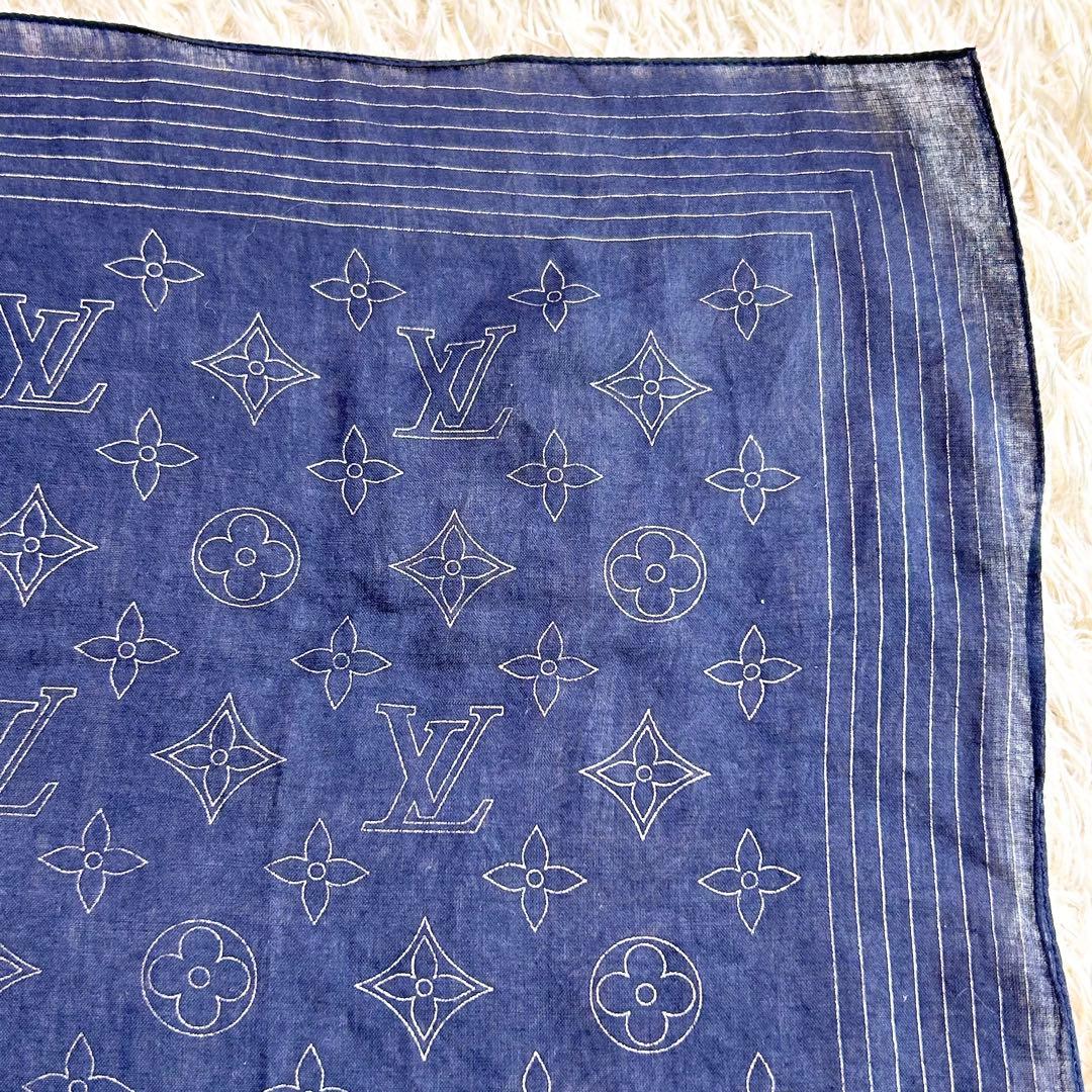 【ルイヴィトン✨️モノグラム】 イタリア製 LV ハンカチ ポケットチーフ