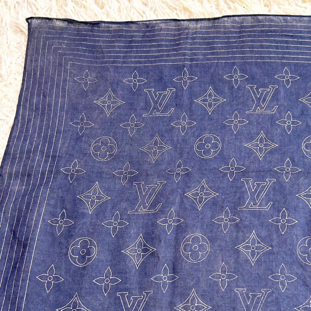 【ルイヴィトン✨️モノグラム】 イタリア製 LV ハンカチ ポケットチーフ