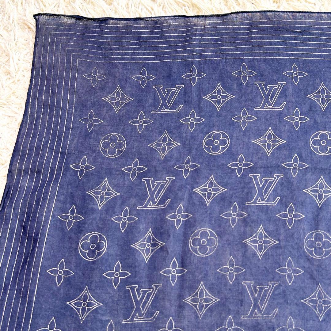 【ルイヴィトン✨️モノグラム】 イタリア製 LV ハンカチ ポケットチーフ