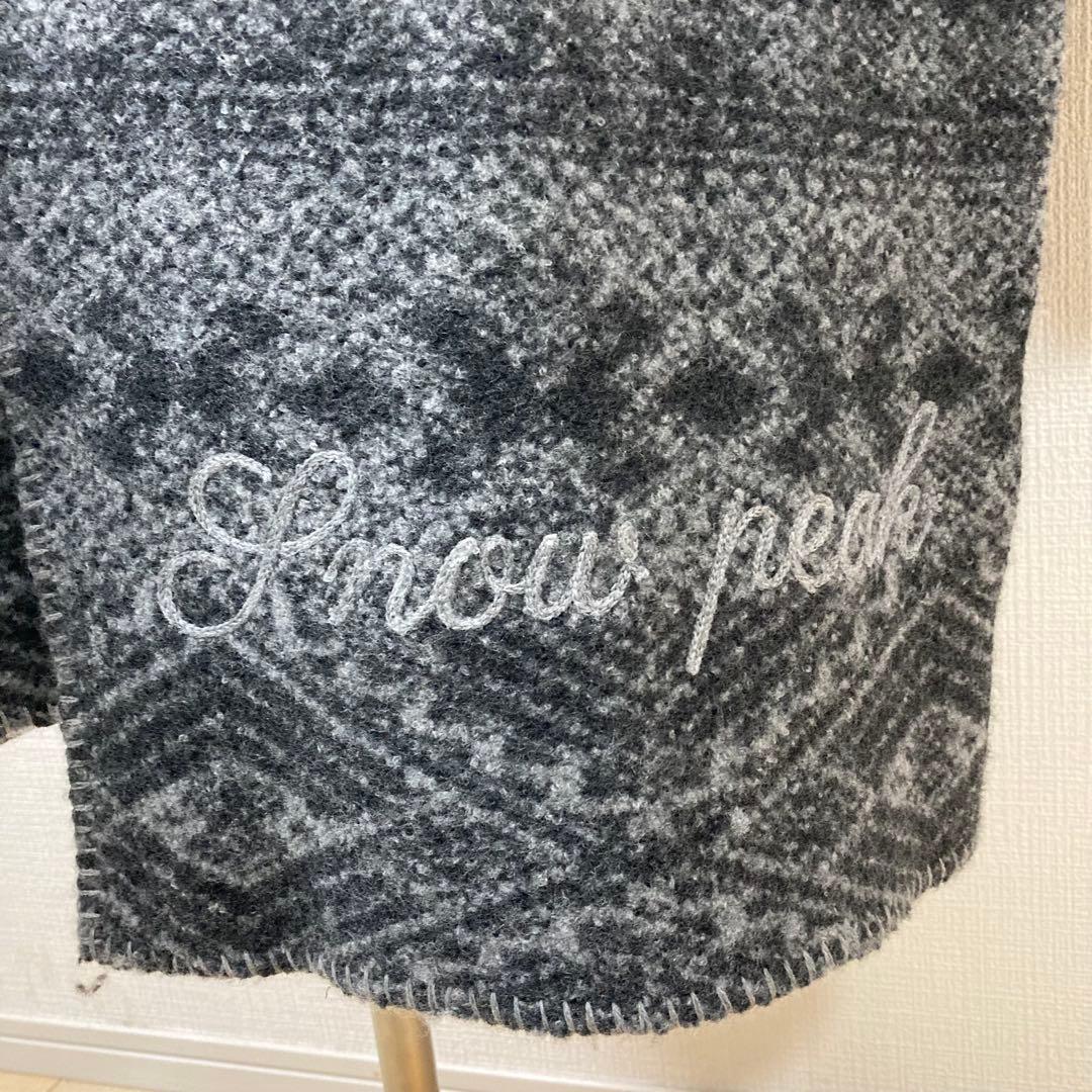 561 Wool Blanket Coat Grey  peak ウール