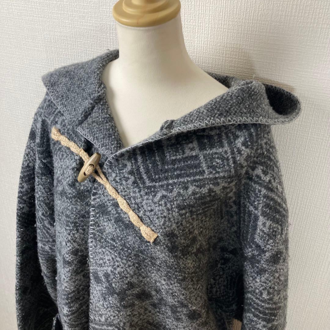 561 Wool Blanket Coat Grey  peak ウール