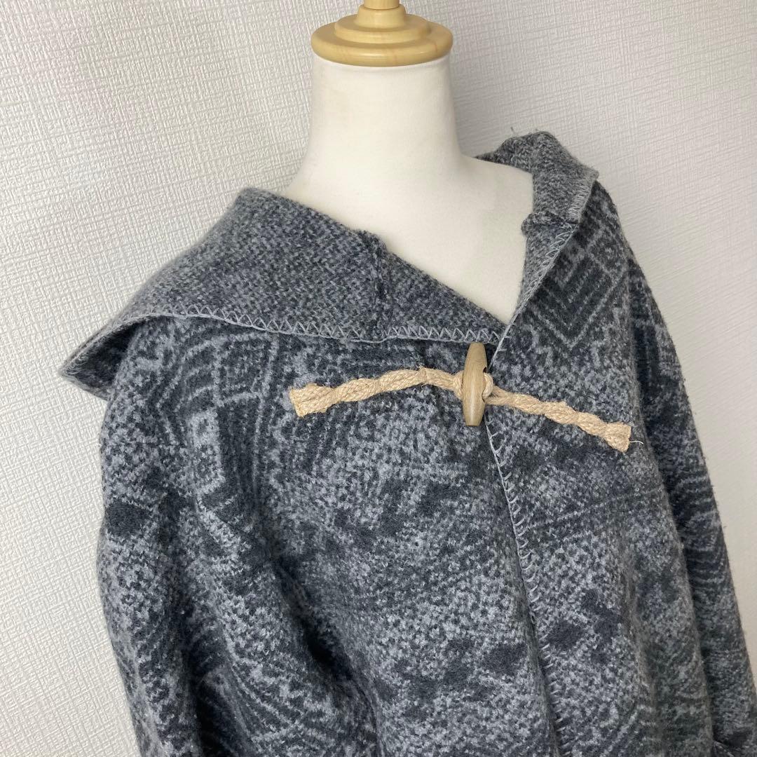 561 Wool Blanket Coat Grey  peak ウール