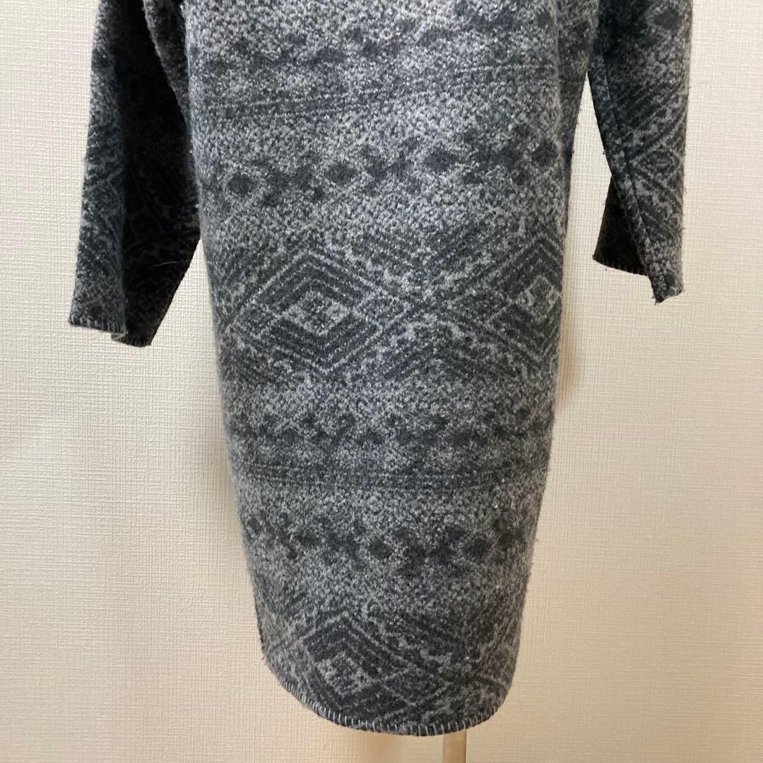 561 Wool Blanket Coat Grey  peak ウール