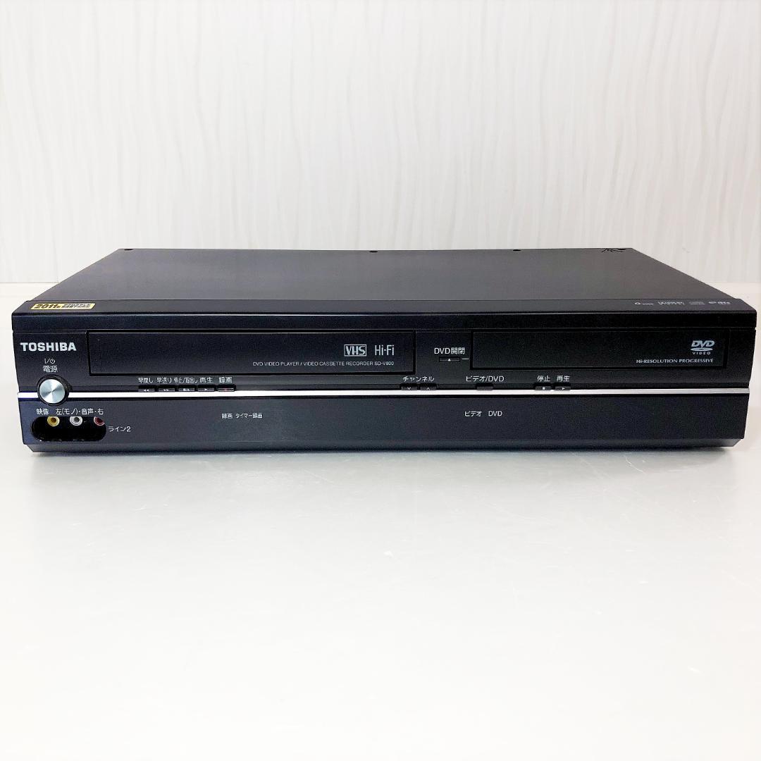 【美品】TOSHIBA 東芝 DVD VHS 一体型 ビデオデッキ 取説・箱付き