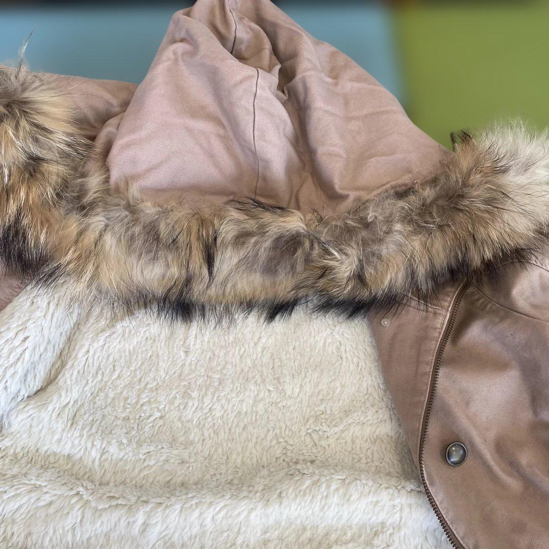 ツモリチサトモッズコート ファー付き 未使用品