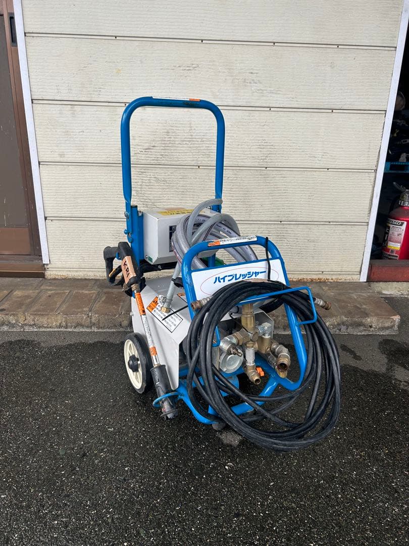 KR1★ツルミポンプ　HPJ-140-1 高圧洗浄機 60Hz セット