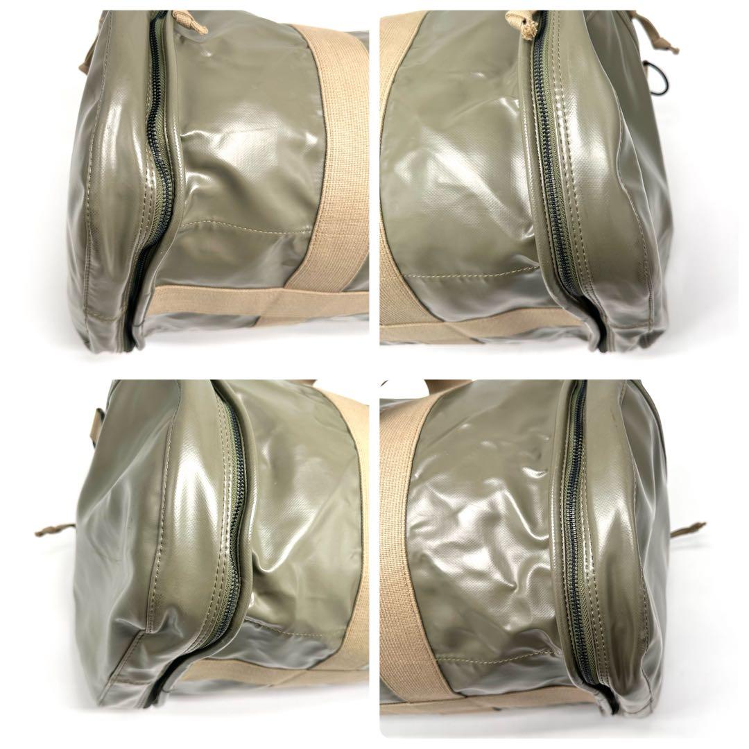 特大極美品 吉田カバン ラゲッジレーベル ドラムバッグ ニューライナー赤バッテン