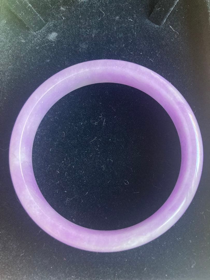 紫翡翠　バングル　ラベンダー　天然石／上品⭐︎美しい紫色　高貴な色⭐︎