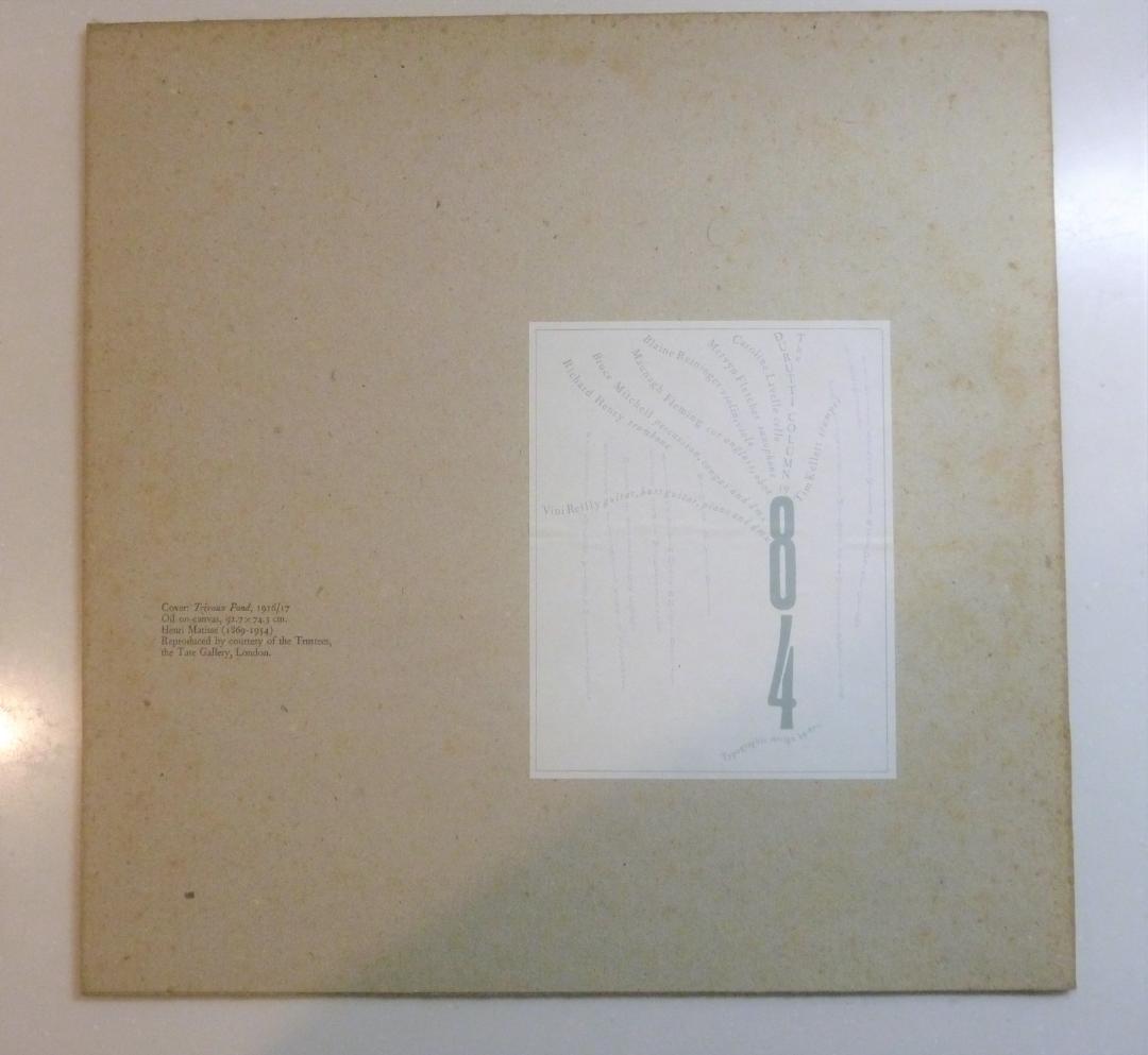 【84年当時物●オリジナル英国盤】ザ・ドゥルッティ・コラム／ウィズアウトマーシー