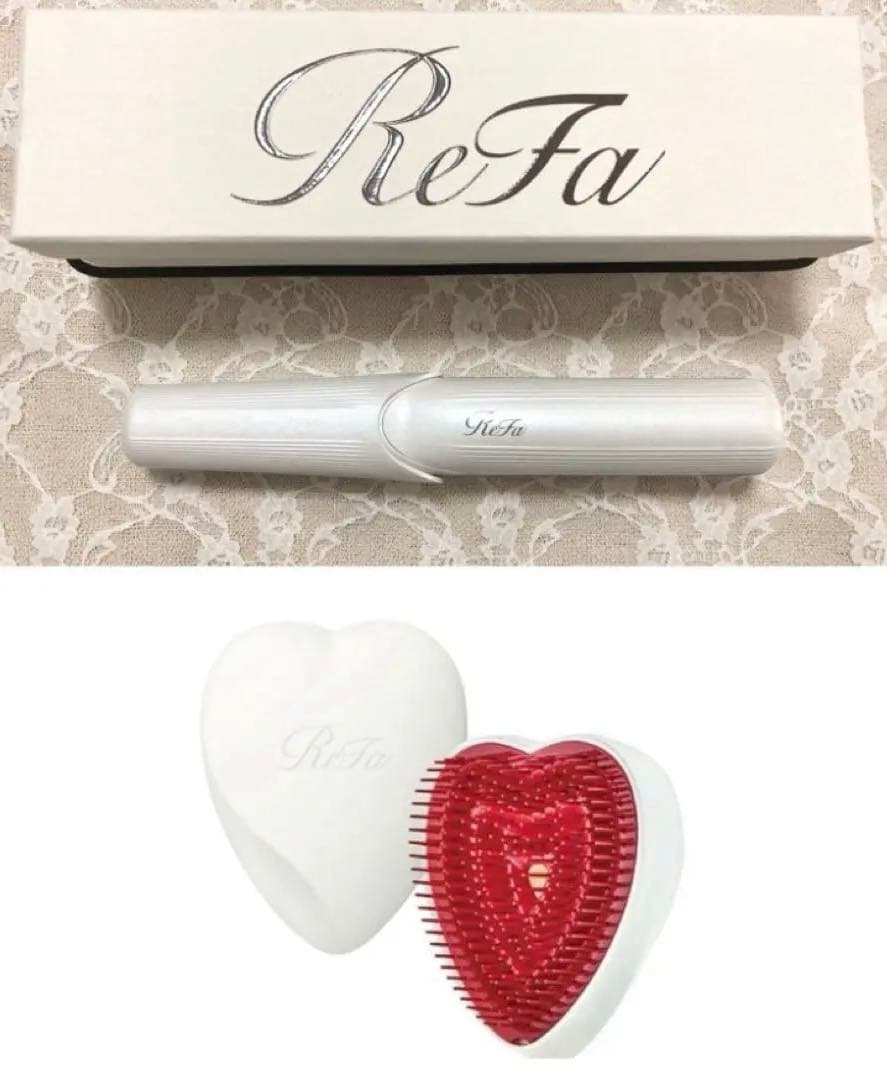 Refaビューティックフィンガーアイロン　ハートブラシ