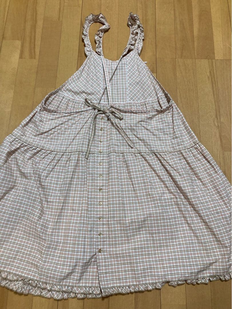 ピンクハウス　エプロン　ワンピース