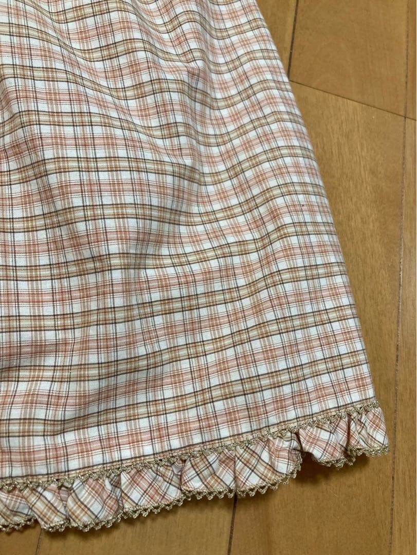 ピンクハウス　エプロン　ワンピース