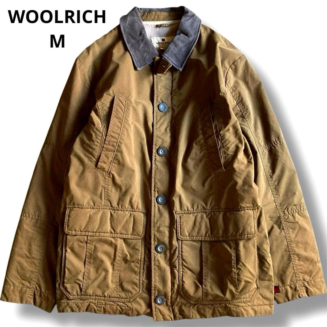 【美品】 WOOLRICH ウールリッチ カバーオール ブラウン M