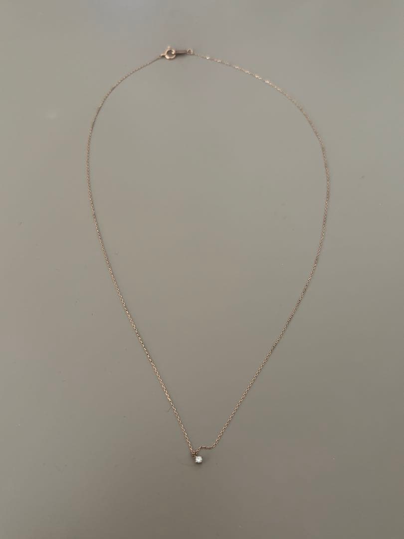 ete K10PG ネックレス ダイヤモンド