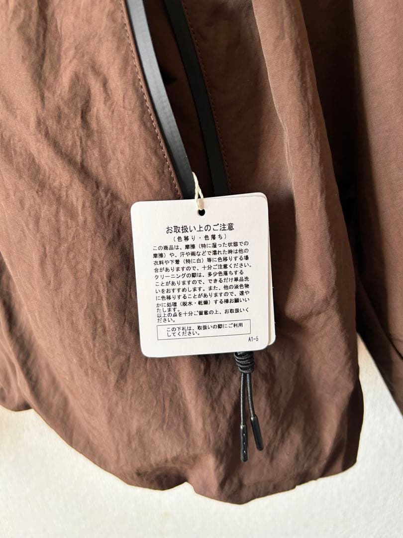 ブラウン ジップアップ ジャケット