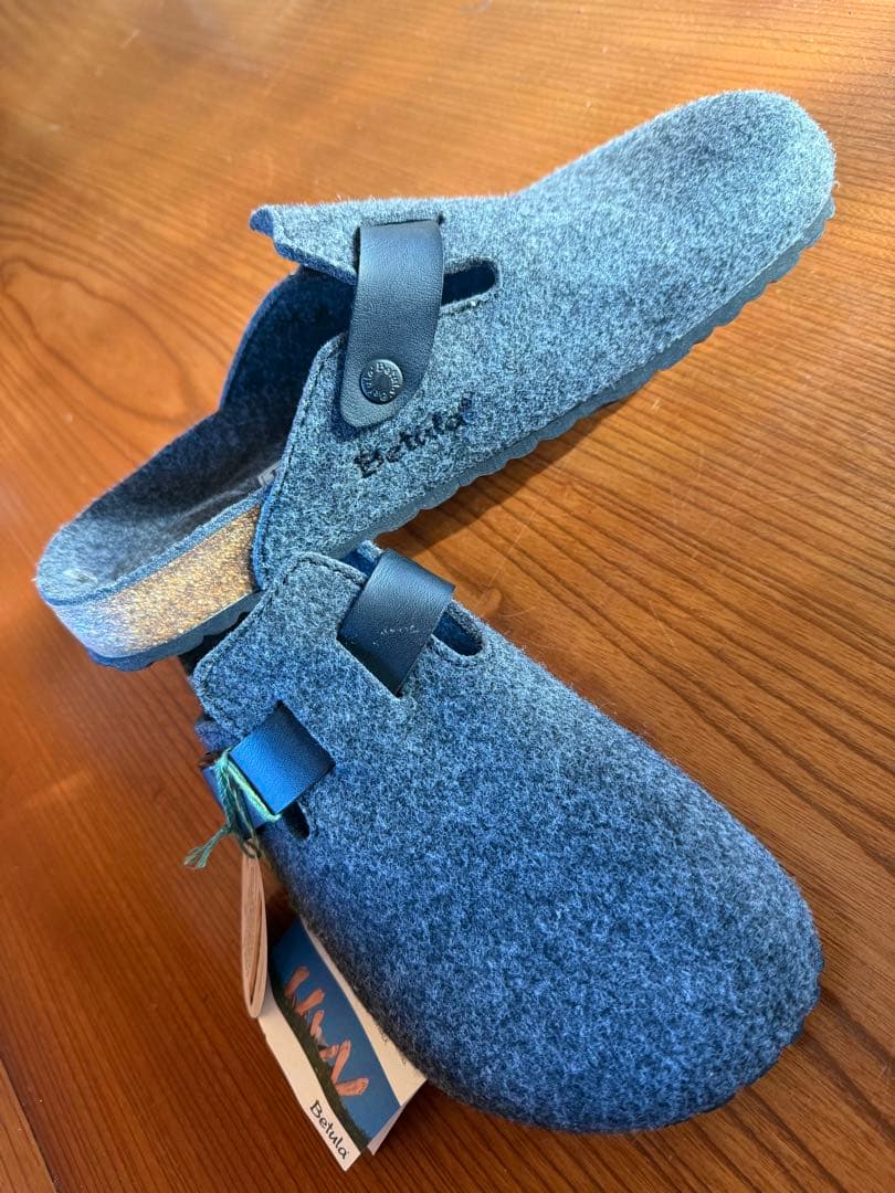 新品⚠️ビルケンシュトックBIRKENSTOCKボストン❣️ウールフェルトクロッグ