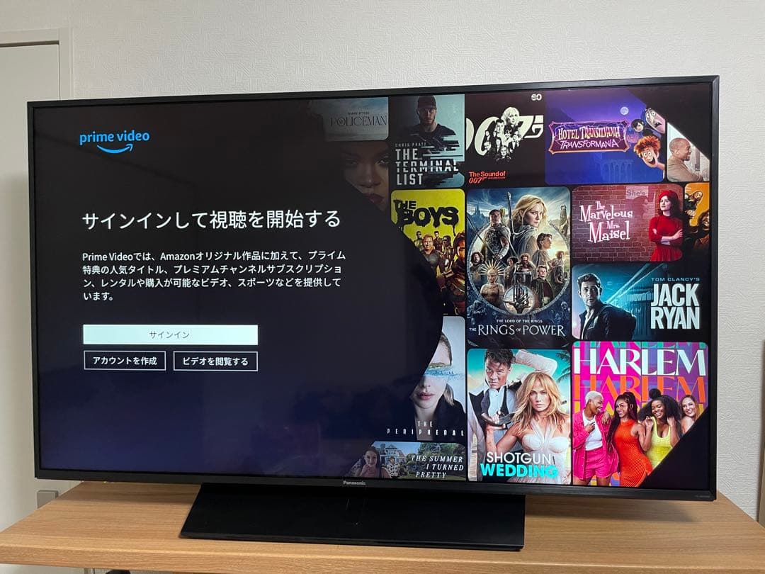 美品パナソニック 49インチ 4Kダブルチューナー内蔵 液晶テレビ 2020年製