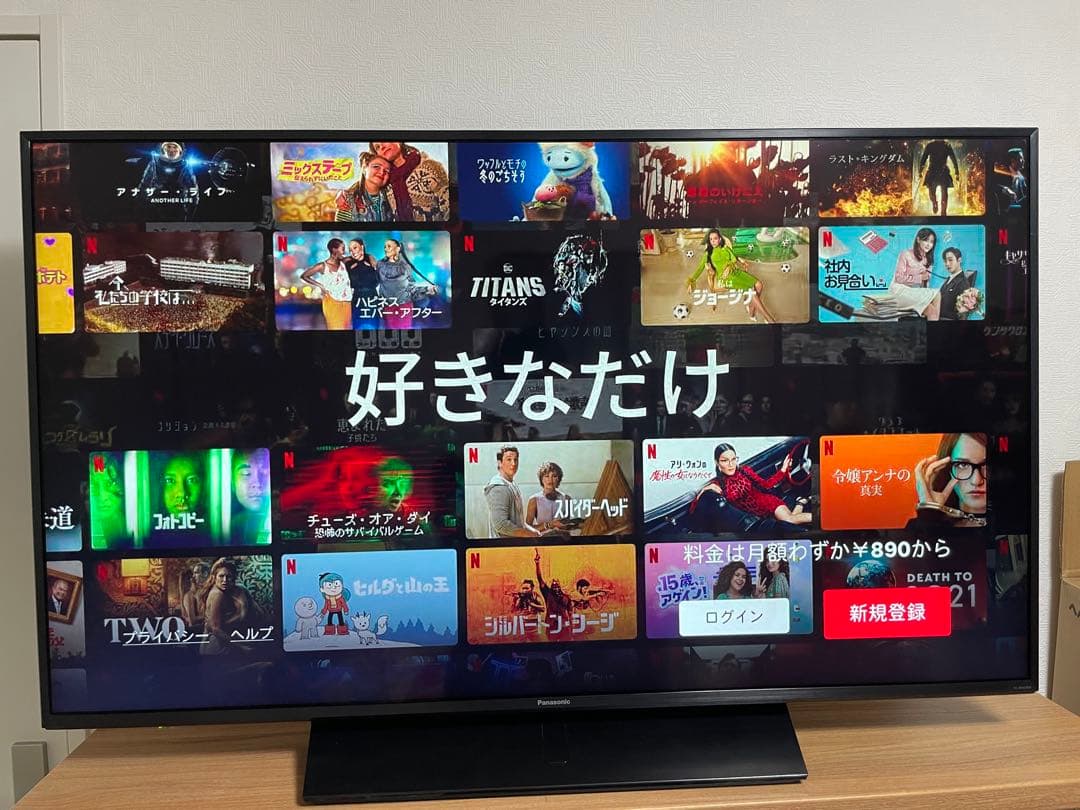 美品パナソニック 49インチ 4Kダブルチューナー内蔵 液晶テレビ 2020年製