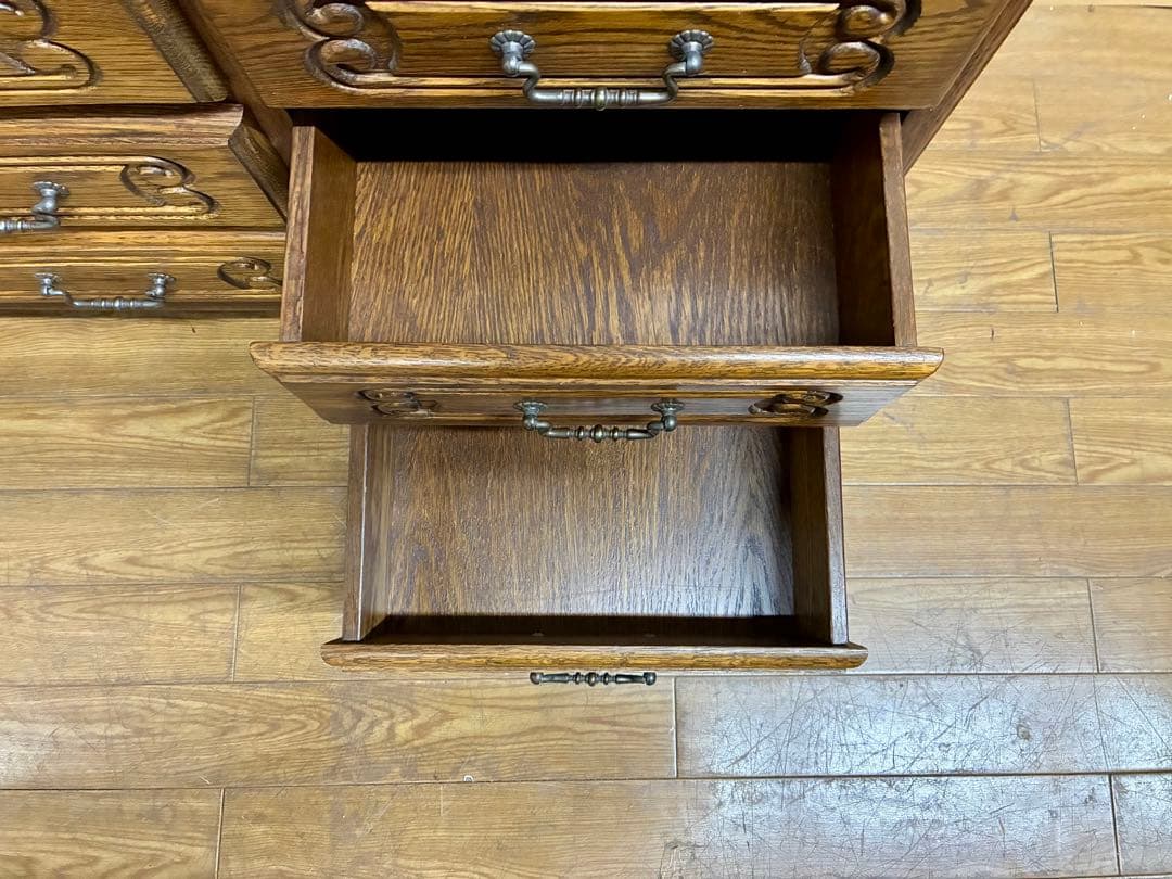 kawa☆管389☆ルーマニア製☆三越ブルージュ☆4段チェスト