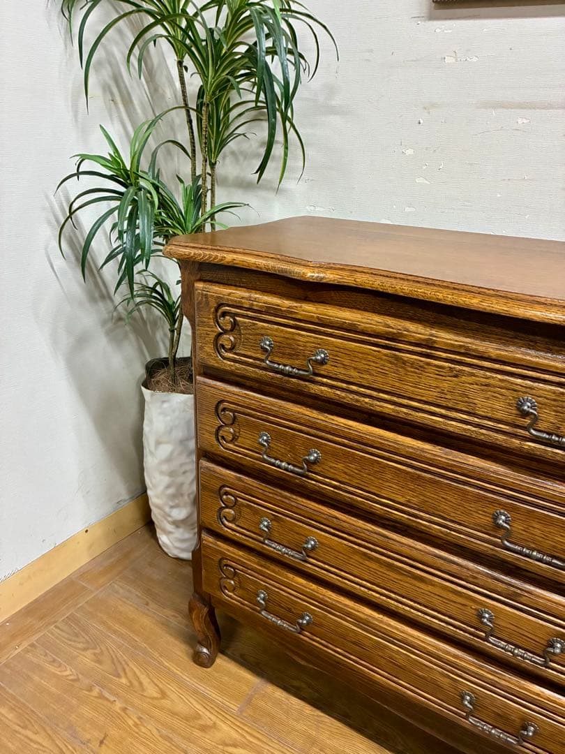 kawa☆管389☆ルーマニア製☆三越ブルージュ☆4段チェスト