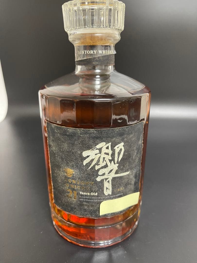 サントリー 響 21年 旧 裏ゴールドラベル 700ml 国産ウイスキー番号付き