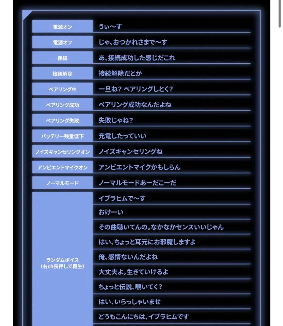 にじさんじ イブラヒム aviotコラボイヤホン