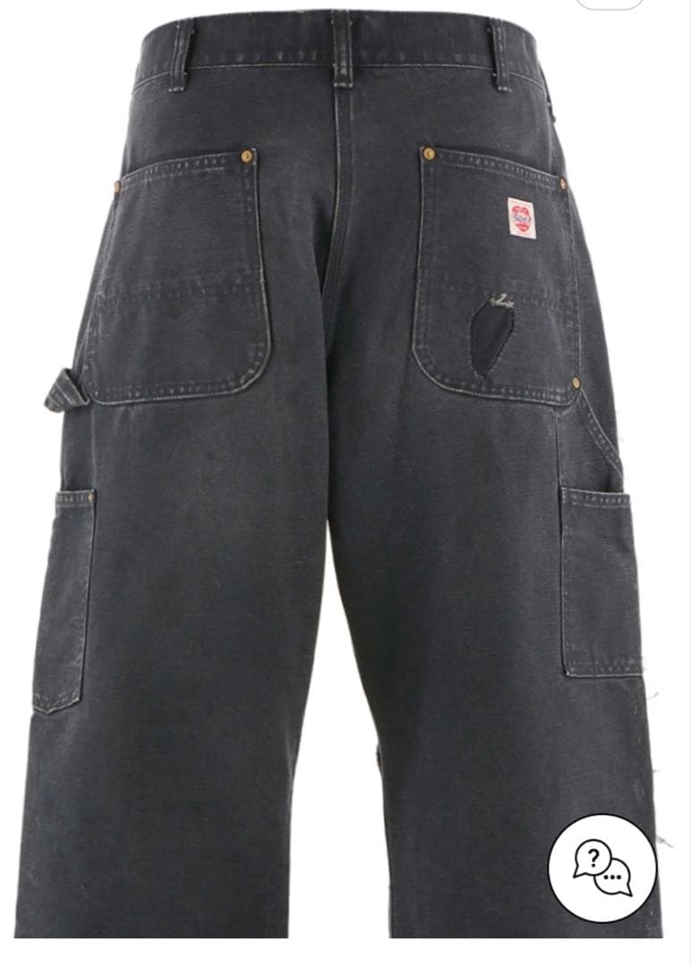 saint michael ダブルニーワークパンツ セントマイケル　NUBIAN