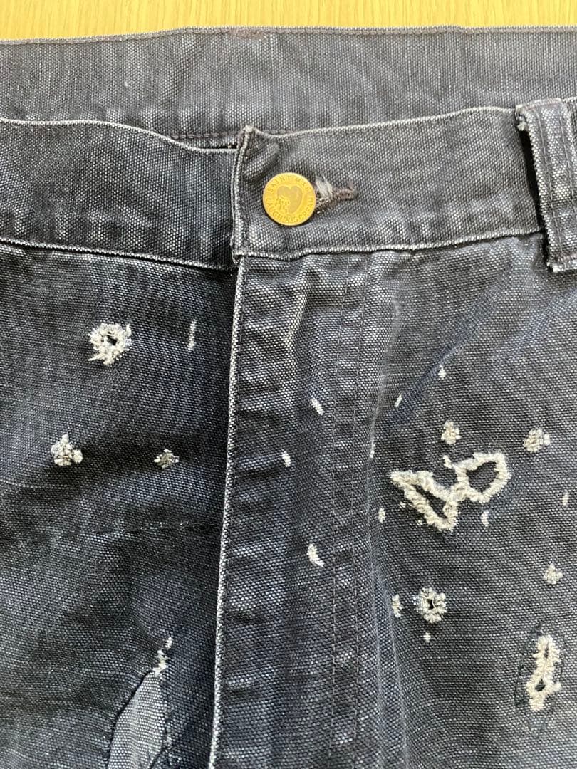 saint michael ダブルニーワークパンツ セントマイケル　NUBIAN