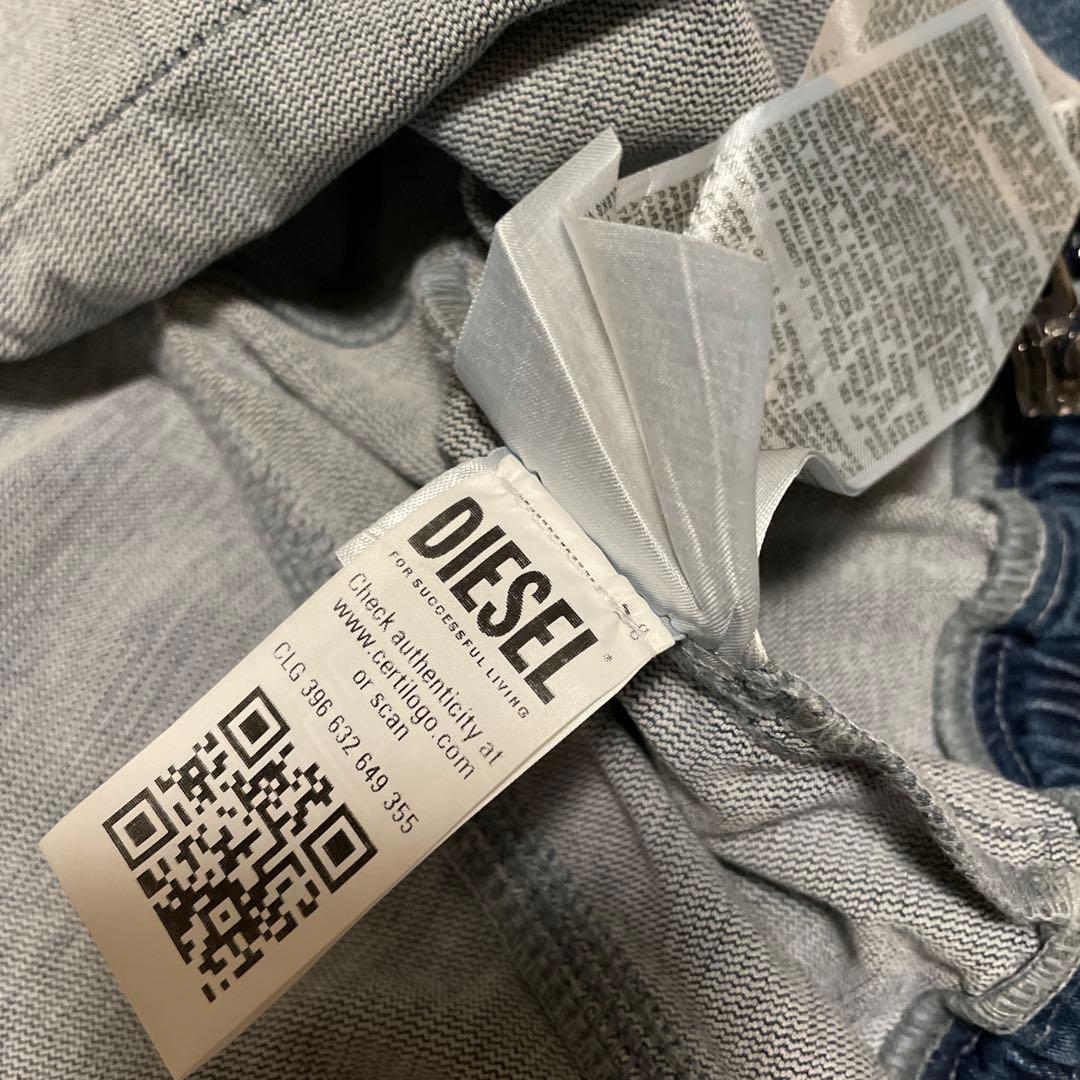 【DIESEL】今季デニムボンバージャケット　ロゴ　ルセラフィム　ユンジン着用♡