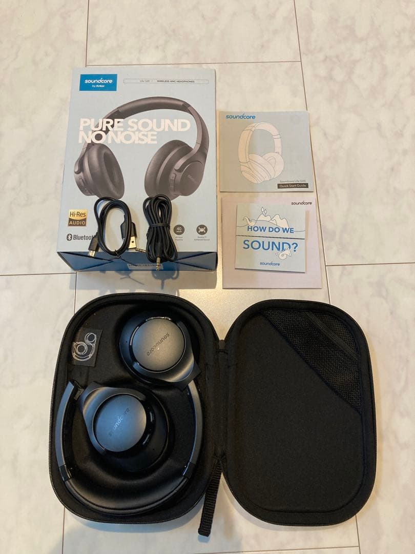 Anker Soundcore Life Q20 ケース付き