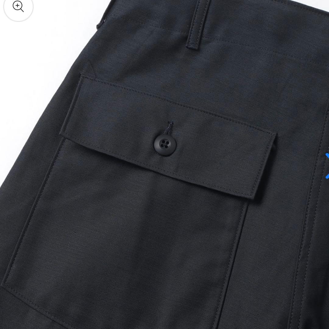 ciota 新スビンコットン ムラ糸バックサテン ベイカーパンツ オアスロウ