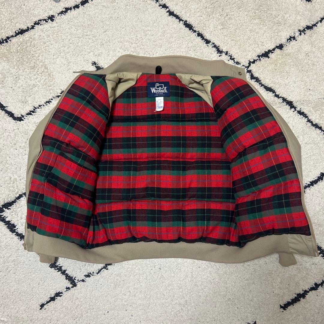 Woolrich 80s ベージュ ダウンジャケット M アウター