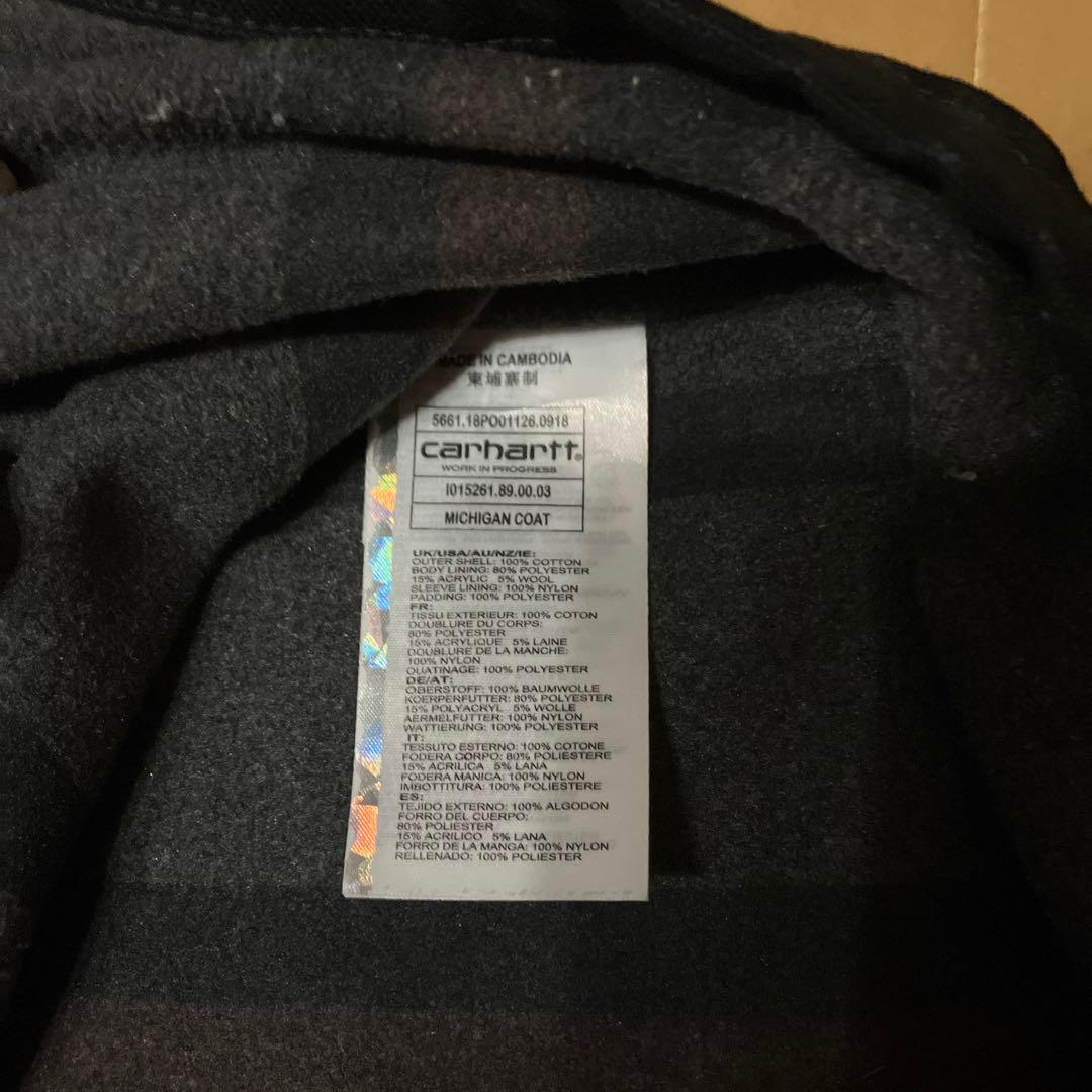 Carhartt Michigan Coat ブラック