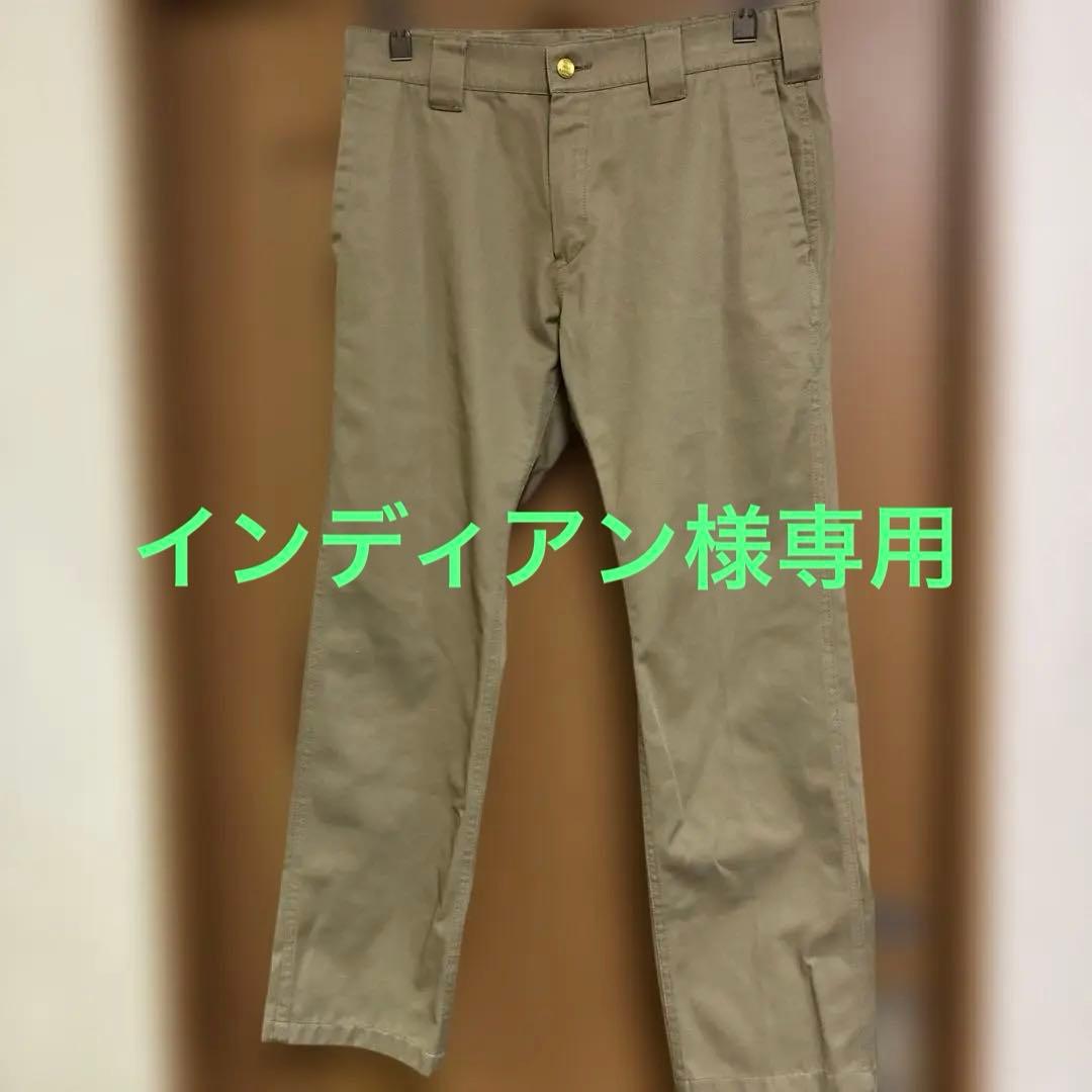BLUCO ワークパンツ ベージュ&グレー2本セット　Ｌ