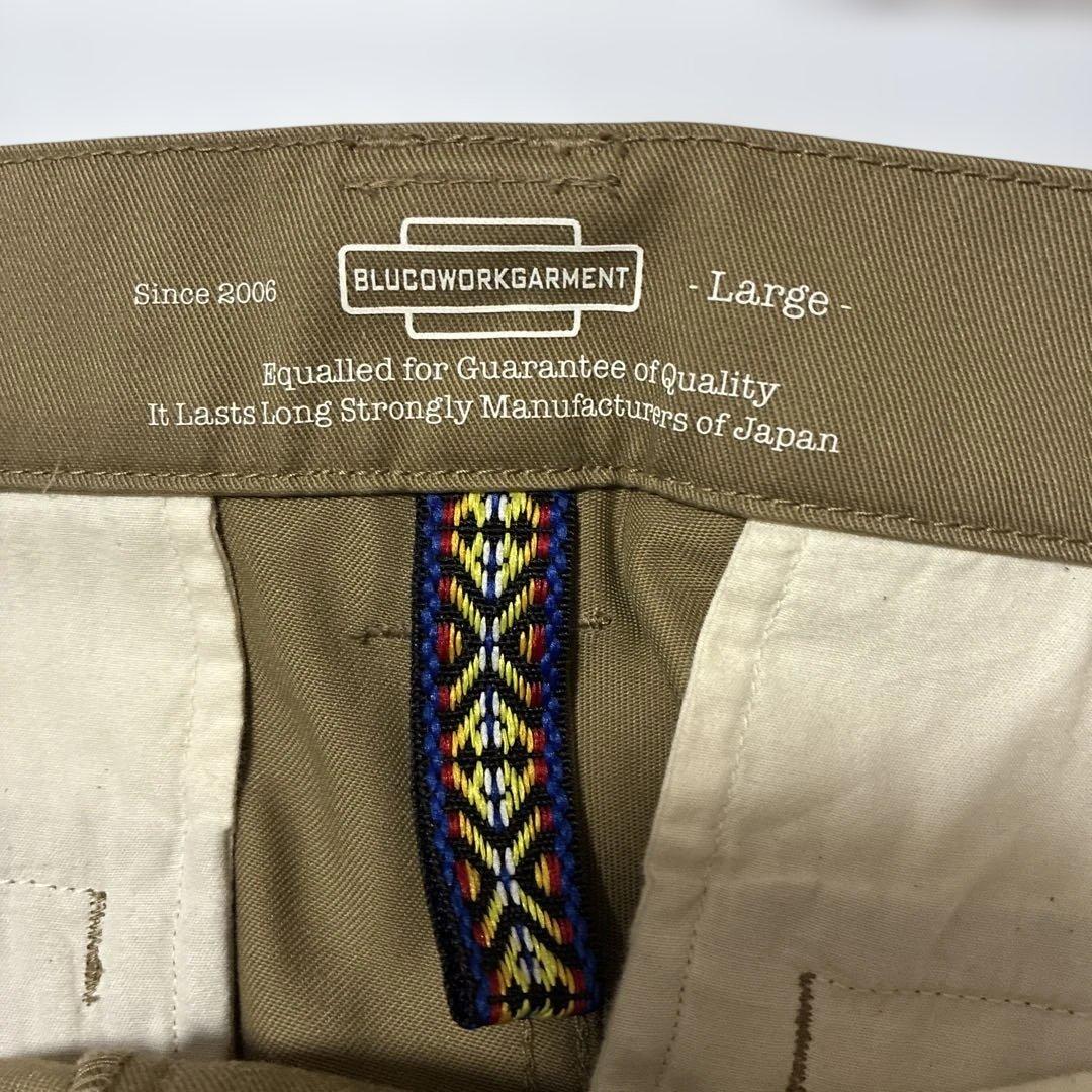 BLUCO ワークパンツ ベージュ&グレー2本セット　Ｌ
