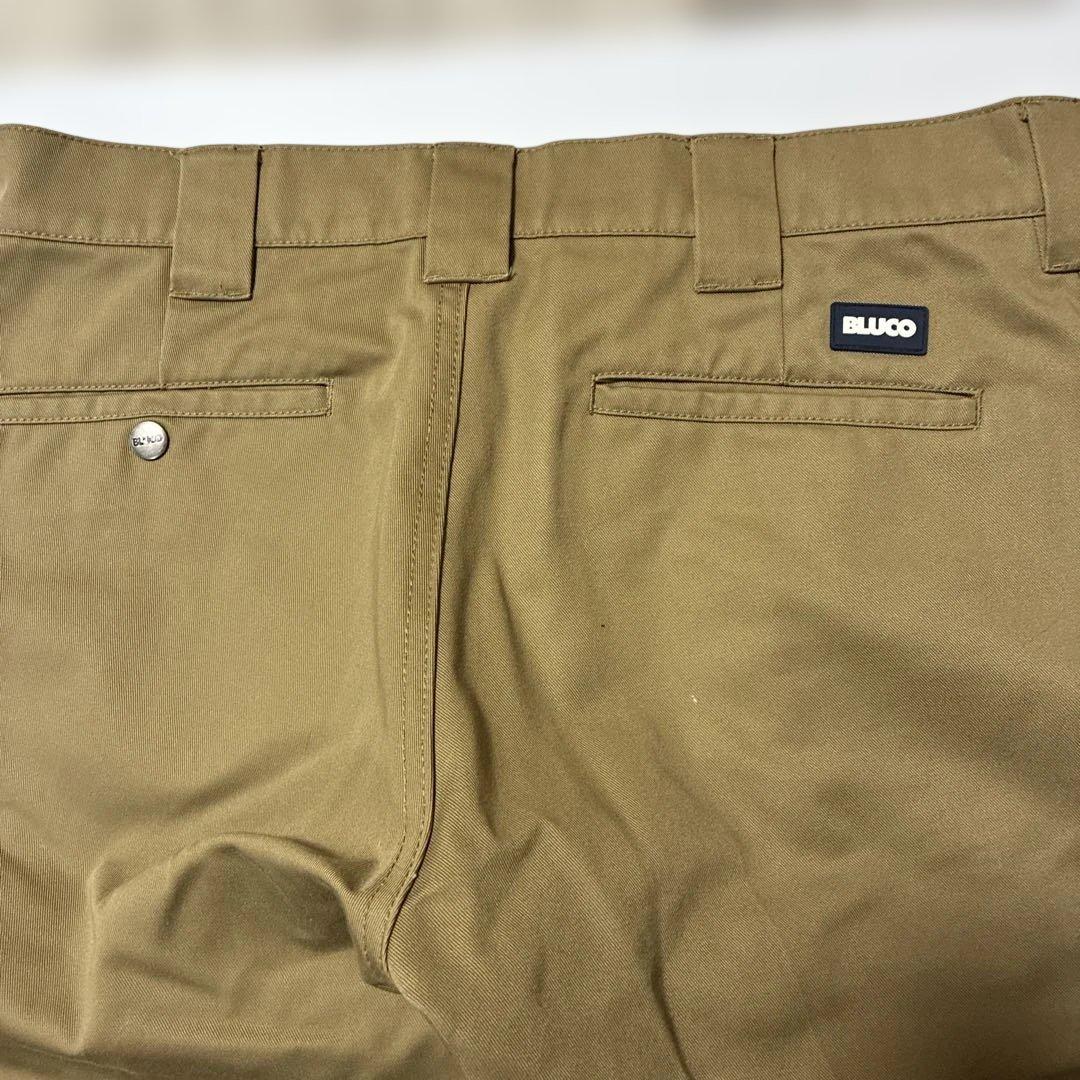 BLUCO ワークパンツ ベージュ&グレー2本セット　Ｌ