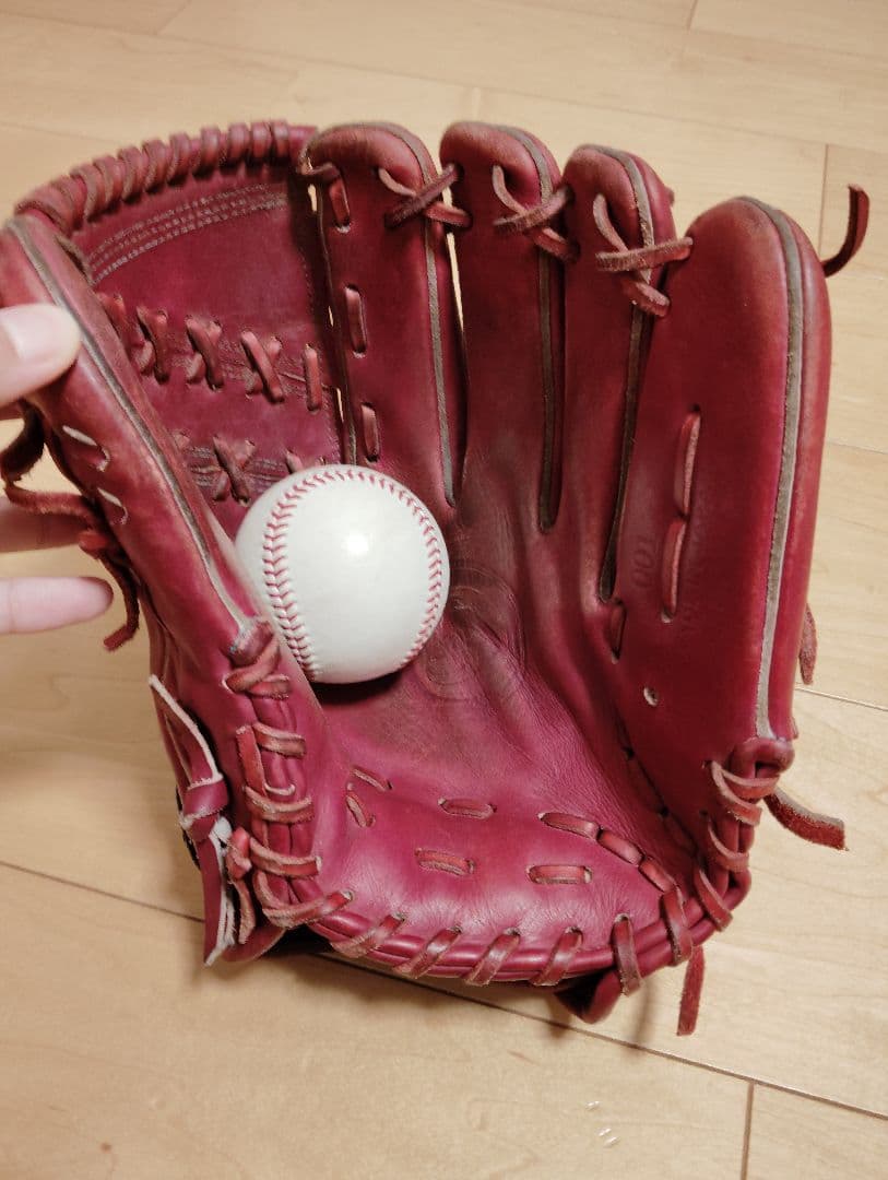 深*場様 【世界に1個】ごりら印 投手用グローブ ベースマン別注001型　高校野