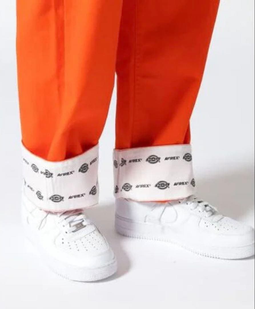 AVIREX × Dickies ジャンプスーツ ツナギ 黒 Lサイズ