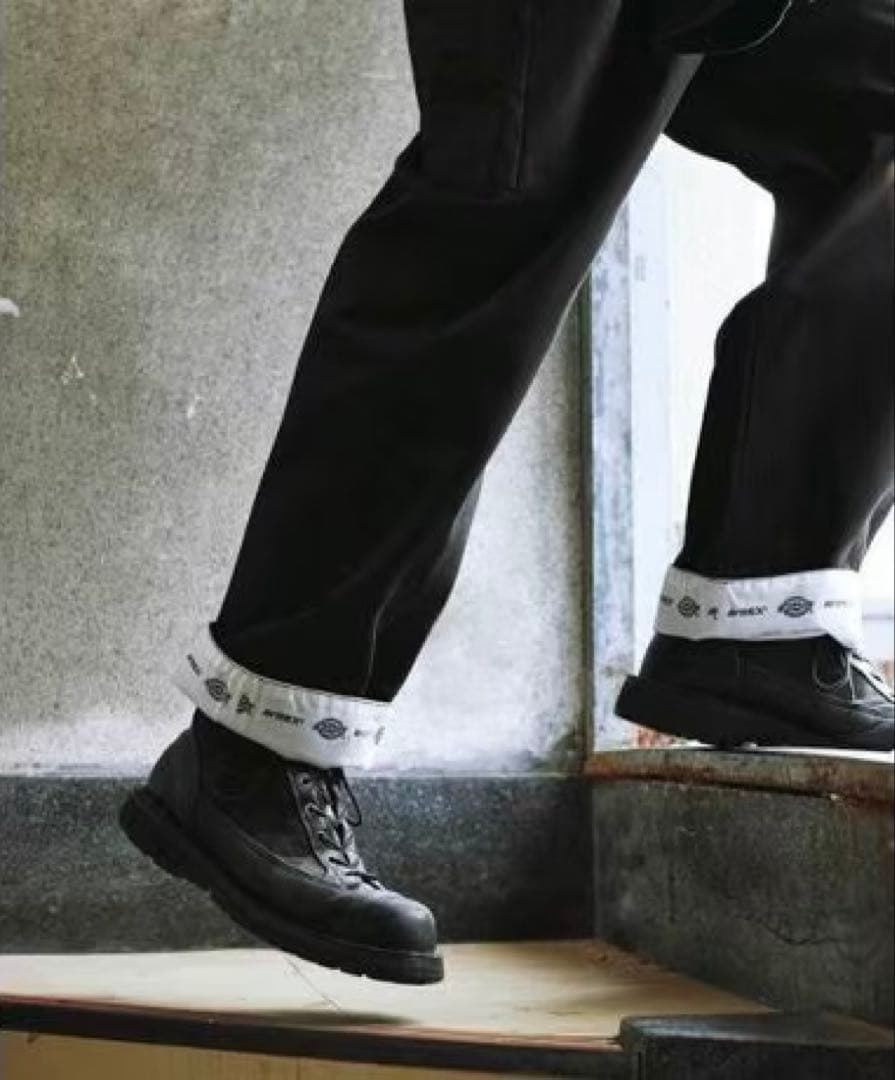 AVIREX × Dickies ジャンプスーツ ツナギ 黒 Lサイズ