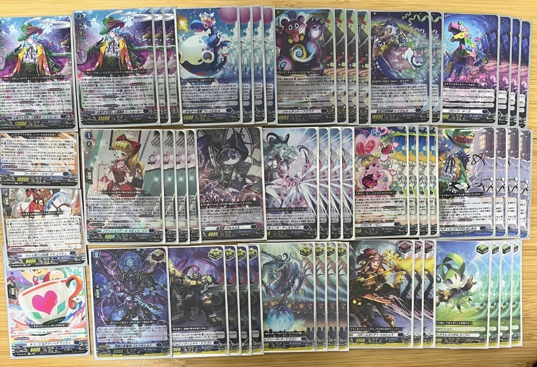 早い者勝ち！　ハートルールー　デッキ　スリーブ付き