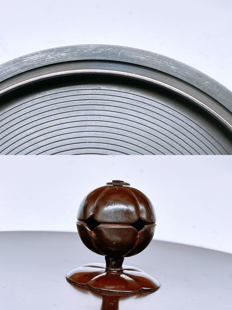 御*彦様 浜松地紋付平丸羽付 釜師 高橋敬典 置炉釜★茶釜 おきろがま 木箱入り