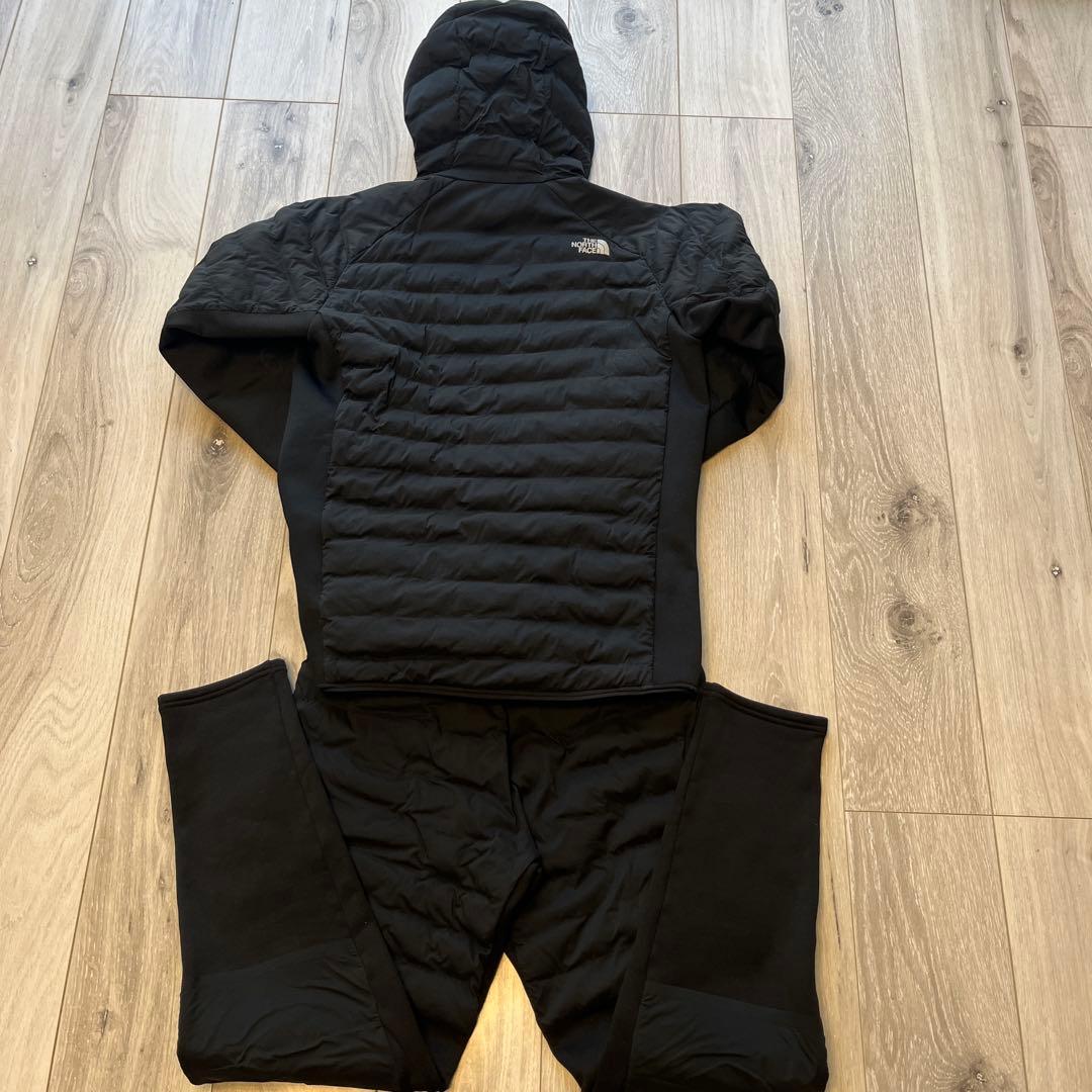 【美品】ノースフェイス　レッドラン上下（黒）M